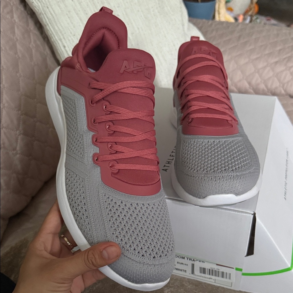 APL Athletic Propulsion Labs Cedar and Gray Trainers